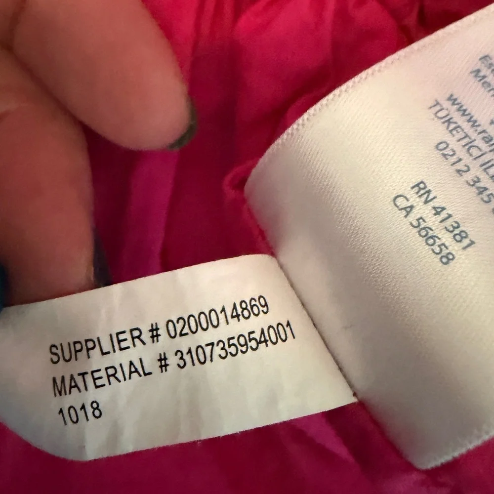 Ralph Lauren pink floral cotton dress - size 24M